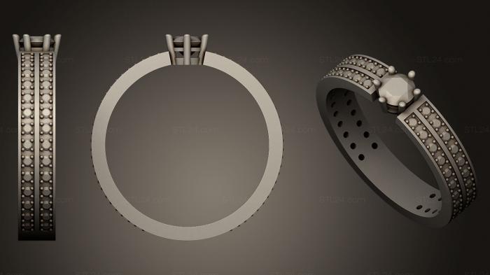 Ювелирные перстни и кольца (Кольцо 97, JVLRP_0198) 3D модель для ЧПУ станка